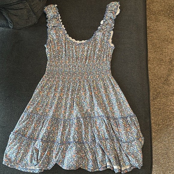 Urban Outfitters Lizzy Smocked Floral Mini Dress - Picture 3 of 4